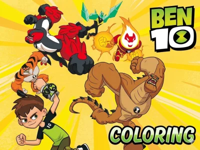 Гульня Ben 10 Coloring онлайн