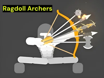 Гульня Ragdoll Archers онлайн