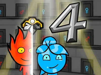 Гульня Fireboy & Watergirl 4 in Crystal Temple онлайн