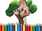 Гульня Tree House Coloring Book онлайн