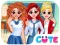Гульня BFF Princess Back To School онлайн