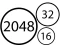 Гульня Merge Numbers 2048 онлайн