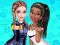 Гульня Elsa And Tiana Workout Buddies онлайн