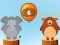 Гульня Jungle Balloons Subtraction онлайн