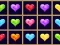 Гульня Sliding Hearts Match 3 онлайн