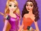 Гульня Disney Princesses Rainbow Dresses онлайн