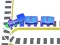 Гульня Lowpolly Train Racing онлайн