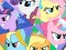 Гульня Pony Round Puzzle онлайн