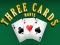 Гульня Three cards monte онлайн