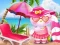 Гульня Hello Kitty Beach Fun онлайн