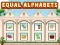 Гульня Equal Alphabets онлайн