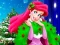 Гульня Ariel The Little Mermaid Christmas Dres Up онлайн