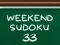 Гульня Weekend Sudoku 33 онлайн