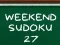 Гульня Weekend Sudoku 27 онлайн