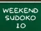 Гульня Weekend Sudoku 10 онлайн