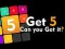 Гульня Get 5 онлайн