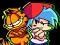 Гульня Funkin' On a Monday with Garfield the cat онлайн
