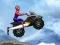 Гульня Spiderman Snow Scooter онлайн