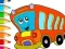 Гульня Coloring Book: Bus онлайн