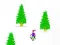 Гульня SkiFree онлайн