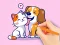 Гульня Coloring Book: Dog And Cat онлайн
