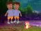 Гульня Twins Escape From Night Forest онлайн