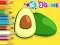 Гульня Coloring Book: Avocado Fruit онлайн