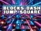 Гульня Blocks Dash Jump Square онлайн