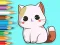 Гульня Coloring Book: Cute Kitten онлайн