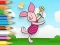 Гульня Coloring Book: Piglet Holds Toy Windmill онлайн