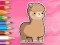 Гульня Coloring Book: Cute Alpaca онлайн