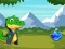 Гульня Crocodile Reach the Pond онлайн