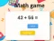 Гульня Math game онлайн