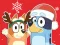 Гульня Jigsaw Puzzle: Bluey Christmas Gift онлайн
