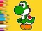 Гульня Coloring Book: Yoshi Fishing Day онлайн