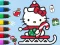 Гульня Coloring Book: Hello Kitty Christmas онлайн