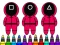 Гульня Coloring Book: Squid Game Mask онлайн