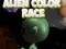 Гульня Alien Color Race онлайн