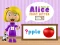 Гульня World of Alice First Letter онлайн