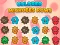 Гульня Colored Microbes Rows онлайн