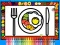 Гульня Color and Decorate Dinner Plate онлайн