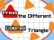 Гульня Press The Different Colored Triangle онлайн