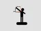 Гульня Stickman archer онлайн