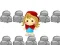 Гульня Little Red Riding Hood - Cookie Feast: онлайн