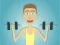 Гульня Muscle Clicker онлайн