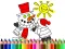 Гульня Back To School: Winter Time Coloring онлайн