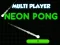 Гульня Neon Pong Multi Player онлайн