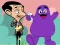 Гульня When Mr Bean meet Grimace онлайн