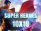 Гульня Super heroes 10х10 онлайн