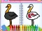 Гульня Coloring Birds Game онлайн